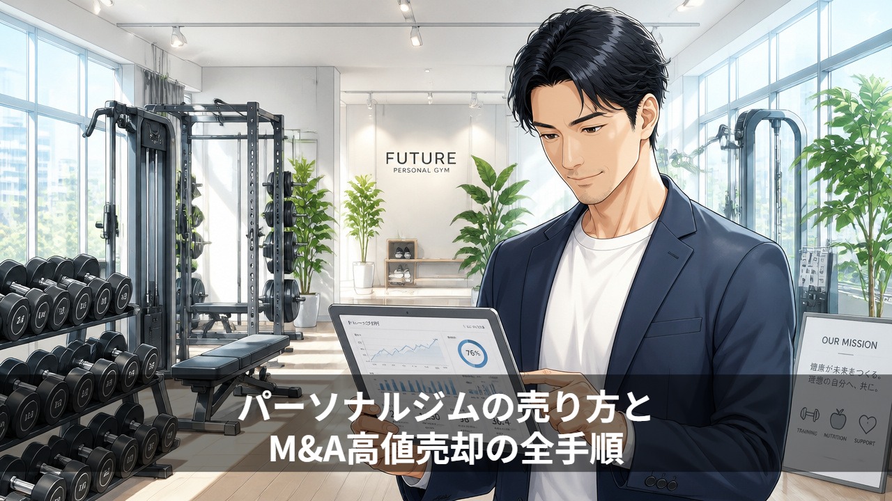 パーソナルジムの売り方とM&A高値売却の全手順