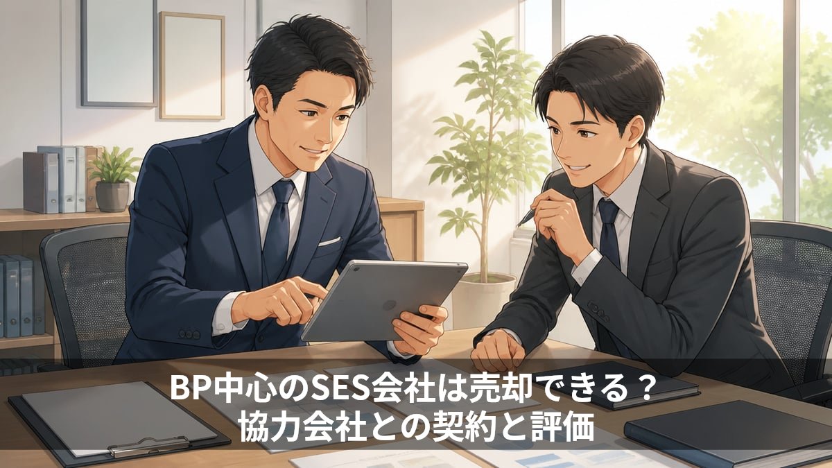 BP中心のSES会社は売却できる?協力会社との契約と評価
