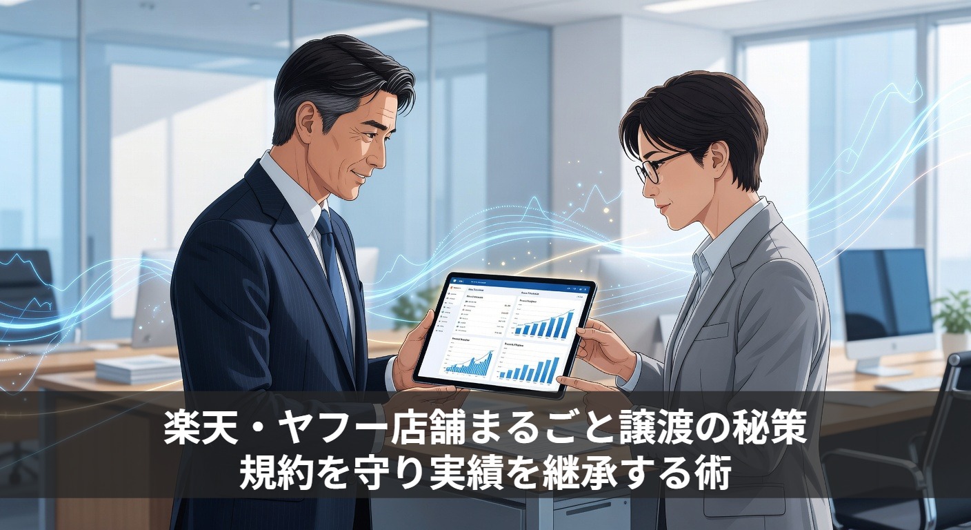 楽天・ヤフー店舗まるごと譲渡の秘策｜規約を守り実績を継承する術