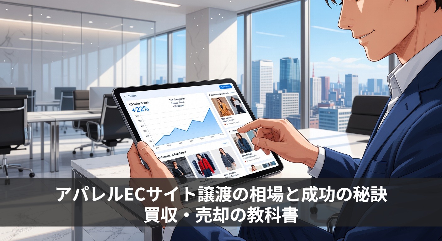 アパレルECサイト譲渡の相場と成功の秘訣｜買収・売却の教科書