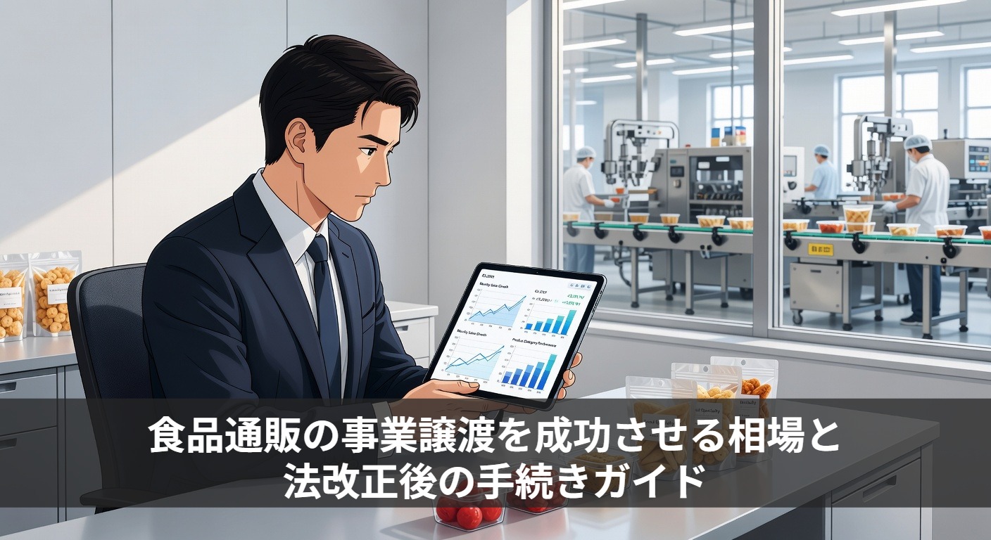 食品通販の事業譲渡を成功させる相場と法改正後の手続きガイド