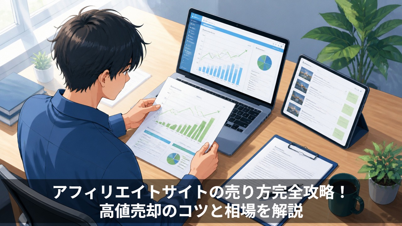 アフィリエイトサイトの売り方完全攻略！高値売却のコツと相場を解説