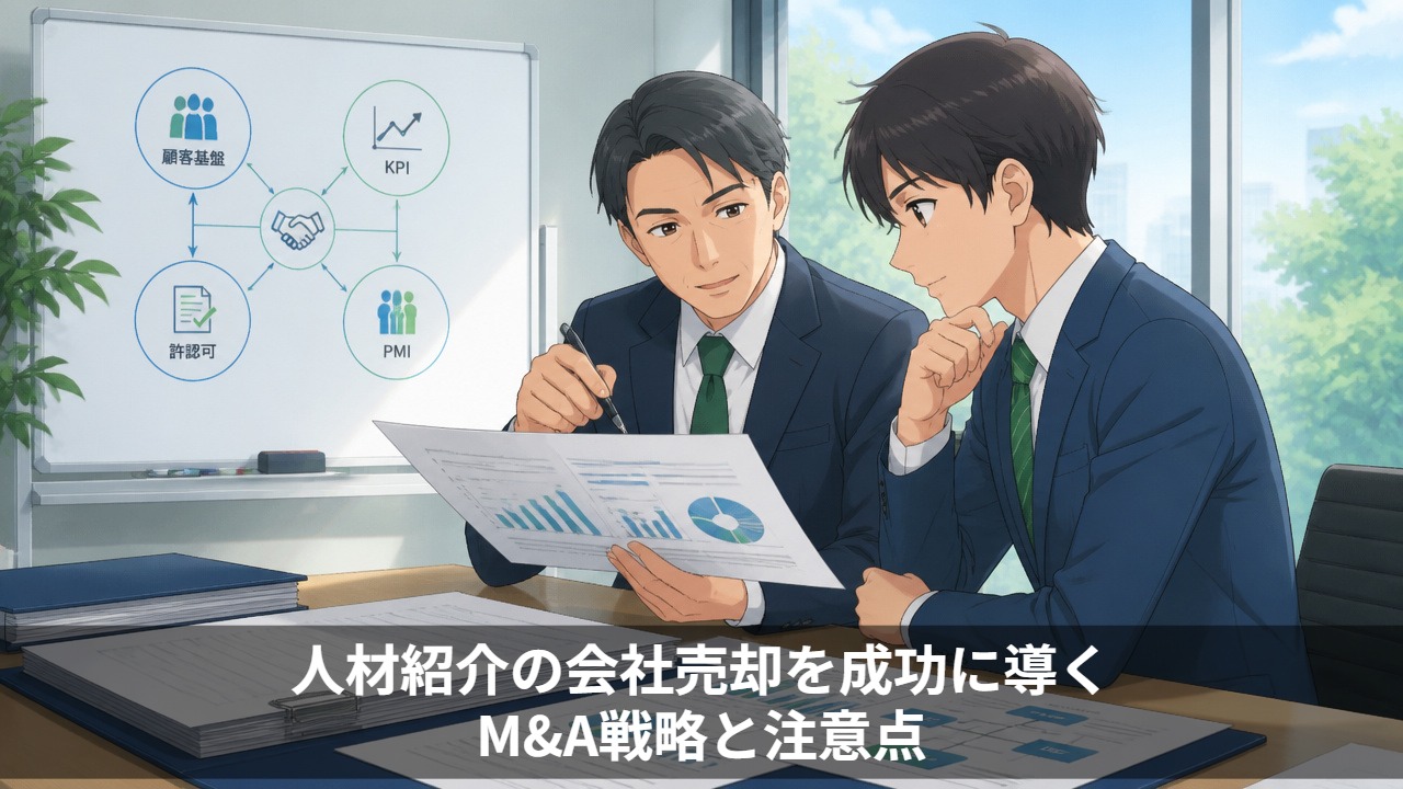 人材紹介の会社売却を成功に導くM&A戦略と注意点