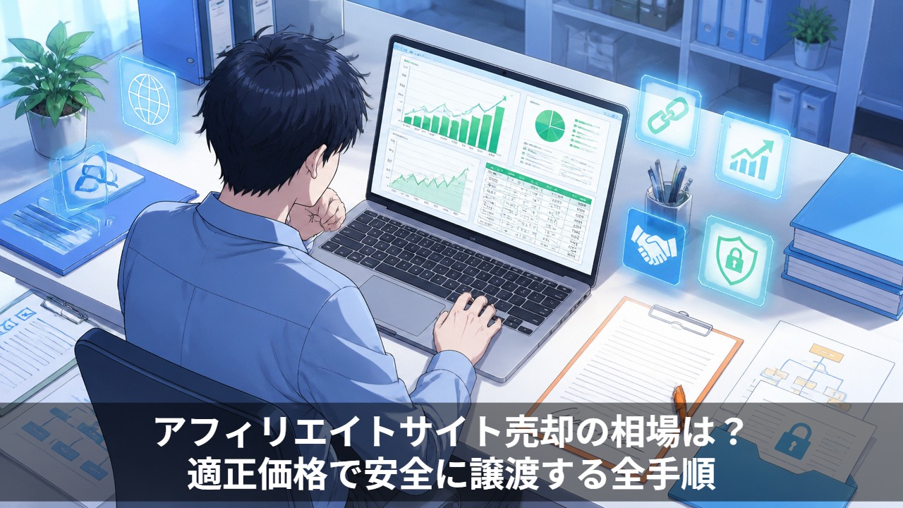 アフィリエイトサイト売却の相場は？適正価格で安全に譲渡する全手順