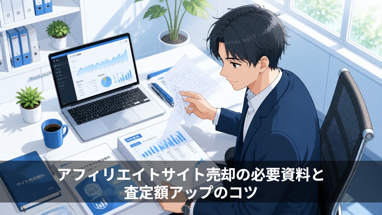 アフィリエイトサイト売却の必要資料と査定額アップのコツ