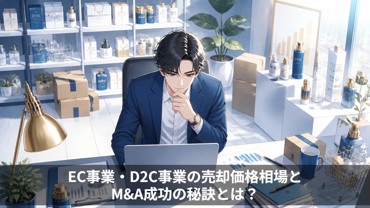 EC事業・D2C事業の売却価格相場とM&A成功の秘訣とは？