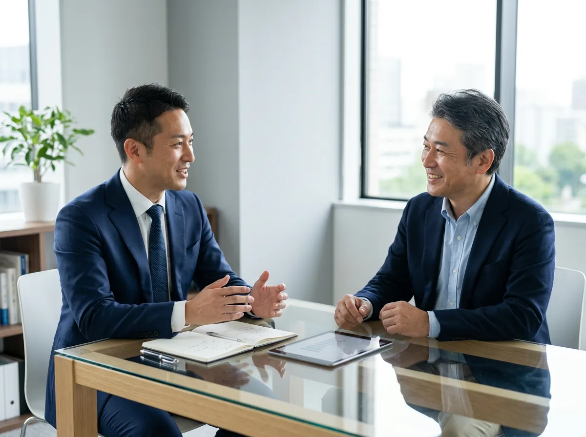 居抜き譲渡の相談や質問に対応するサポートイメージ