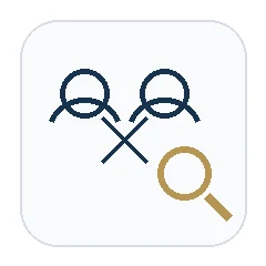 買主候補探索を表す検索アイコン