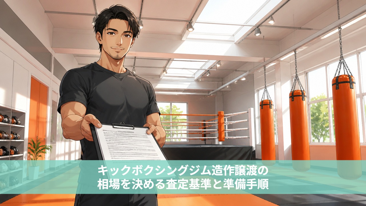 キックボクシングジム造作譲渡の相場を決める査定基準と準備手順