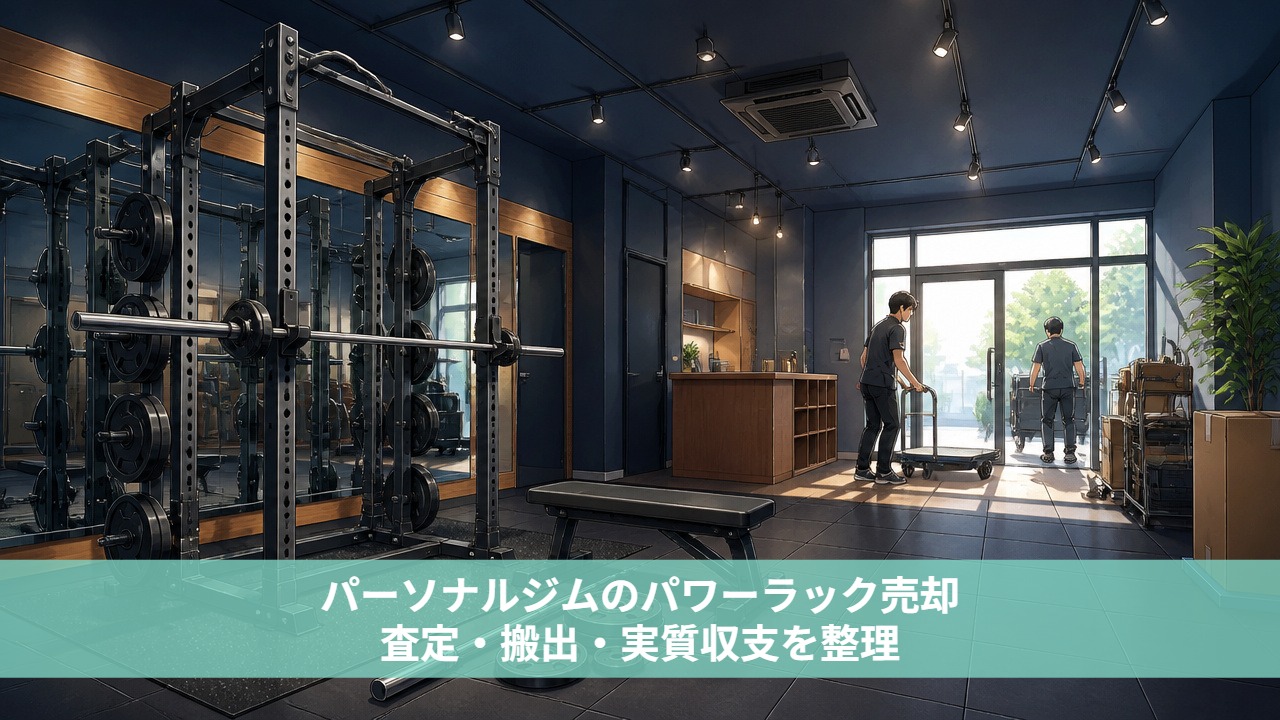 パーソナルジムのパワーラック売却｜査定・搬出・実質収支を整理