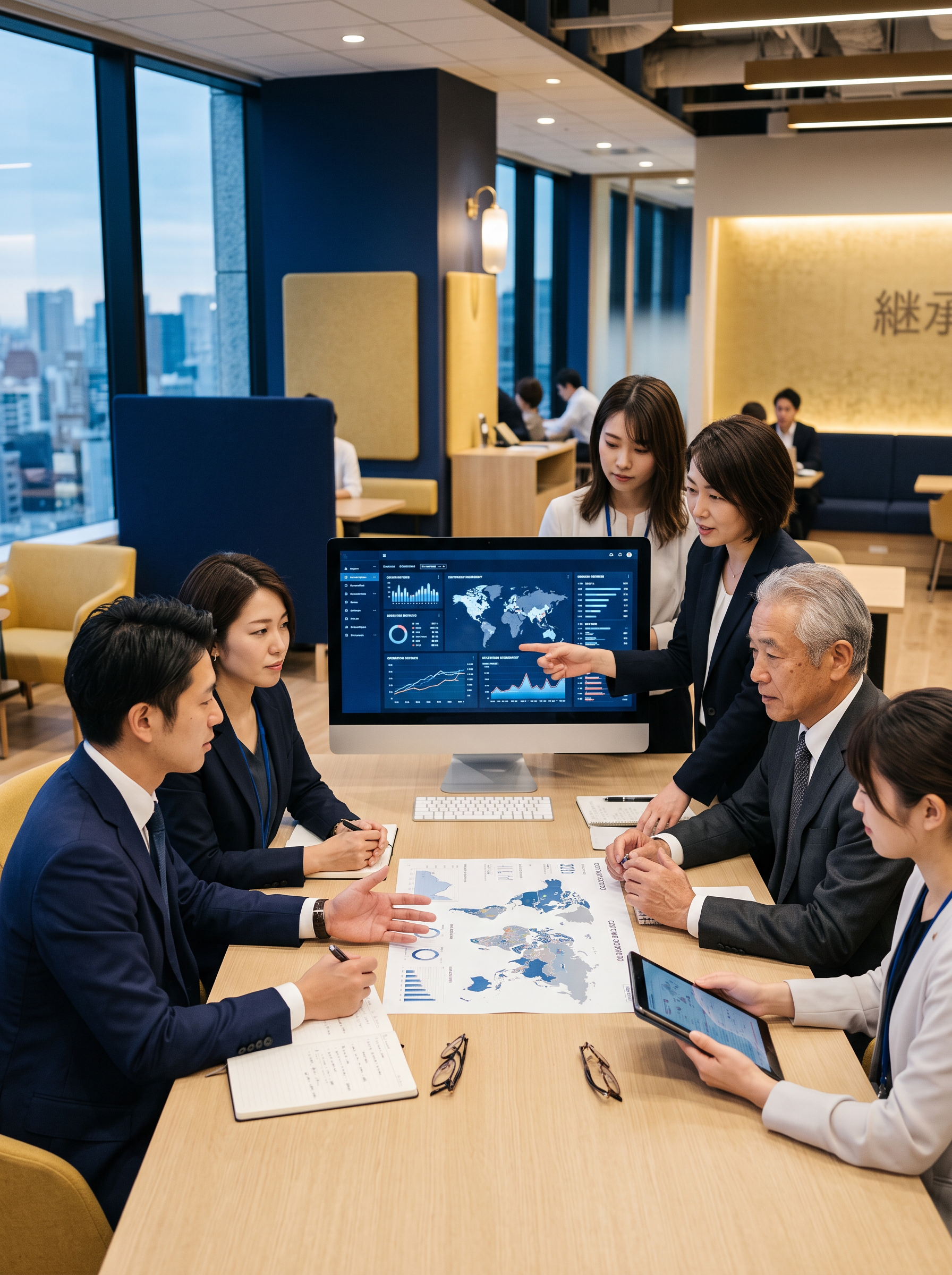 既存事業のチームと顧客基盤を引き継ぐ検討風景