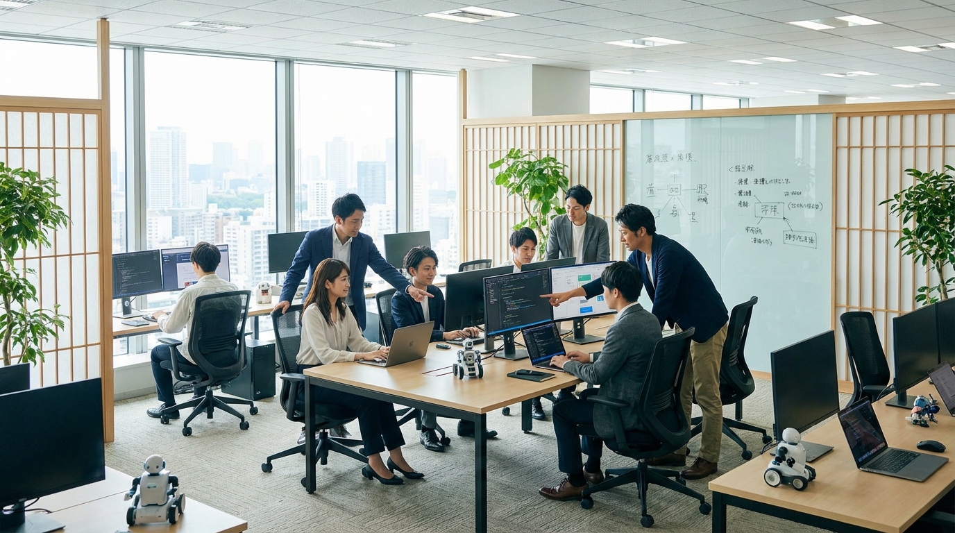 システム開発会社のオフィス